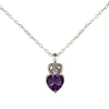 Abby Heart Amethyst Pendant | The Shops at Colonial Williamsburg