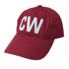 Colonial Williamsburg "CW" Felt Initials Youth Baseball Cap - Cardinal Red | The Shops at Colonial Williamsburg