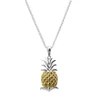 Silver and Gold Plate Pineapple Pendant | The Shops at Colonial Williamsburg