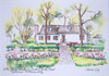 George Jackson Garden Framed Print by Marcia Long | The Shops at Colonial Williamsburg
