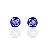 Blue & White Flower Crystal Stud Earrings | The Shops at Colonial Williamsburg