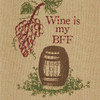 "Wine is My BFF" Dish Towel | The Shops at Colonial Williamsburg