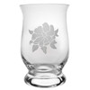 WILLIAMSBURG Etched Magnolia Glass Hurricane | The Shops at Colonial Williamsburg