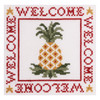 "Welcome" Pineapple Mini Counted Cross Stitch Kit | The Shops at Colonial Williamsburg