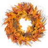 Orange Berry, Maple Leaf, and Feather Fall Wreath 24" | The Shops at Colonial Williamsburg