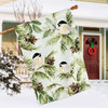 Winter Chickadee House Flag | The Shops at Colonial Williamsburg
