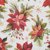 Watercolor Poinsettias Holiday Napkin | The Shops at Colonial Williamsburg