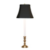 Brass Brookwood Buffet Lamp with Black Shade | The Shops at Colonial Williamsburg