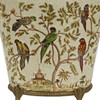 Exotic Birds Ceramic Footed Planter | The Shops at Colonial Williamsburg