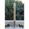 Window Hugger LED Window Candle - Brushed Nickel - Set of 2 | The Shops at Colonial Williamsburg