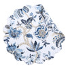 WILLIAMSBURG Braganza Blue Bell Round Placemat