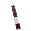Burgundy Red Taper Beeswax Candles | The Shops at Colonial Williamsburg