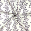 Trailing Vines Purple Reproduction Fabric | The Shops at Colonial Williamsburg