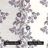 Trailing Vines Purple Reproduction Fabric | The Shops at Colonial Williamsburg