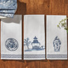 WILLIAMSBURG Blue Chinoiserie Pagoda Kitchen Towel | The Shops at Colonial Williamsburg