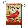 Autumn Day Cardinal Fall Garden Flag | The Shops at Colonial Williamsburg