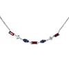 Sterling Silver Patriotic Gemstone Necklace | The Shops at Colonial Williamsburg