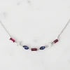 Sterling Silver Patriotic Gemstone Necklace | The Shops at Colonial Williamsburg