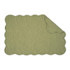 WILLIAMSBURG Christiana Quilted Placemat - Sweat Pea Green | The Shops at Colonial Williamsburg