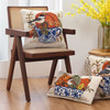 Chinoiserie Pumpkins Hooked Wool Lumbar Fall Pillow 12" x 20" | The Shops at Colonial Williamsburg Chinoiserie Pumpkins Hooked Wool Lumbar Fall Pillow 12" x 20" | The Shops at Colonial Williamsburg