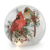 Winter Cardinals Light-Up Glass Globe Holiday Decoration | The Shops at Colonial Williamsburg Winter Cardinals Light-Up Glass Globe Holiday Decoration | The Shops at Colonial Williamsburg