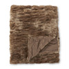 Brown Ribbed Faux Fur Throw | The Shops at Colonial Williamsburg Brown Ribbed Faux Fur Throw | The Shops at Colonial Williamsburg