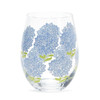 Hydrangea Stemless Wine Glass | The Shops at Colonial Williamsburg