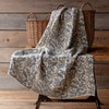 Cornflower Botanical Print Cotton Throw | The Shops at Colonial Williamsburg