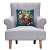 Vintage Strawberries Hooked Wool Pillow | The Shops at Colonial Williamsburg