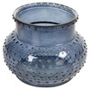 Small Round Blue Hobnail Glass Vase | The Shops at Colonial Williamsburg