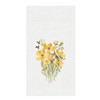 Yellow Flowers & Honey Bees Waffle Weave Kitchen Towel | The Shops at Colonial Williamsburg