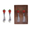 Red Strawberry Spreader Knives Set | The Shops at Colonial Williamsburg