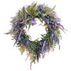 Purple Lavender Thistle & Eucalyptus Wreath 24" | The Shops at Colonial Williamsburg