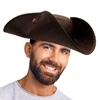 Brown Faux Leather "Tricorne" Adult Hat | The Shops at Colonial Williamsburg