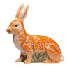 Vaillancourt Chalkware Rabbit with Leaves | The Shops at Colonial Williamsburg
