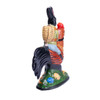 Vaillancourt Chalkware Rabbit on Rooster | The Shops at Colonial Williamsburg