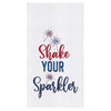 Patriotic "Shake Your Sparkler" Embroidered Tea Towel | The Shops at Colonial Williamsburg