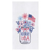 Patriotic "Hooray for USA" Embroidered Tea Towel | The Shops at Colonial Williamsburg