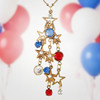 Red, White, & Blue Crystal Charm Necklace | The Shops at Colonial Williamsburg