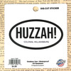"HUZZAH!" Waterproof Outdoor Vinyl Euro Sticker | The Shops at Colonial Williamsburg