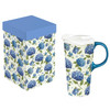 Gift Boxed Blue Hydrangea Travel Mug | The Shops at Colonial Williamsburg