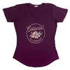 Colonial Williamsburg Purple Magnolia Women's V-Neck T-Shirt | The Shops at Colonial Williamsburg