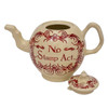 Colonial Williamsburg "No Stamp Act" Teapot | The Shops at Colonial Williamsburg