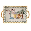 Tropical Chinoiserie 2 Quart Baker with Handles | The Shops at Colonial Williamsburg