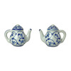 Blue and White Porcelain Teapot Salt & Pepper Shakers Set | The Shops at Colonial Williamsburg