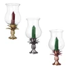 Brass Pineapple Candle Holder with Glass Hurricane Globe | The Shops at Colonial Williamsburg