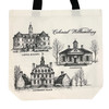 Colonial Williamsburg Iconic Buildings Canvas Tote Bag | The Shops at Colonial Williamsburg