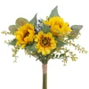 Yellow Sunflower and Baby's Breath Floral Bouquet 13" | The Shops at Colonial Williamsburg