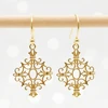 Capitol Gold Plated Sterling Silver Earrings | The Shops at Colonial Williamsburg