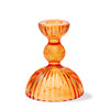 Ella Orange Glass Taper Candle Holder | The Shops at Colonial Williamsburg
